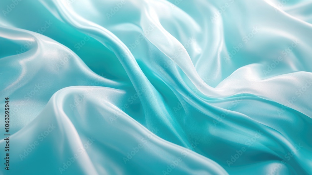 A detailed view of a blue and white striped fabric, suitable for use in textile designs or as a background element