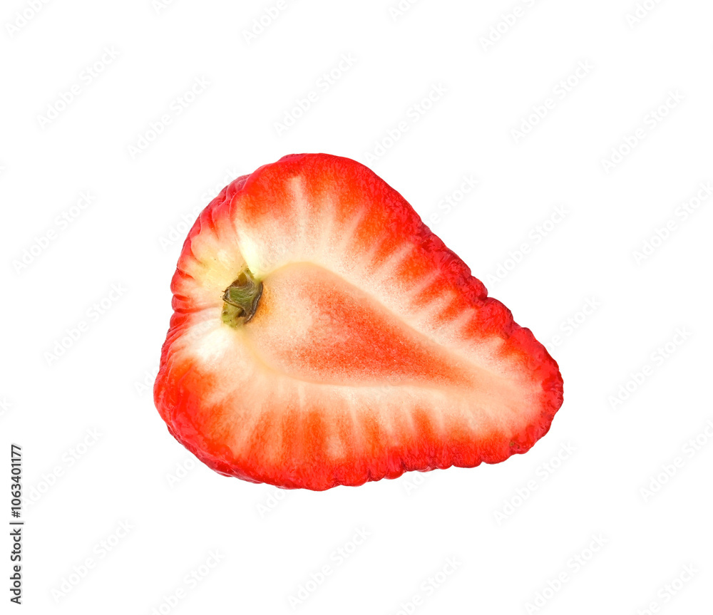 strawberries cut of , half on transparent png strawberries cut of , half on transparent png