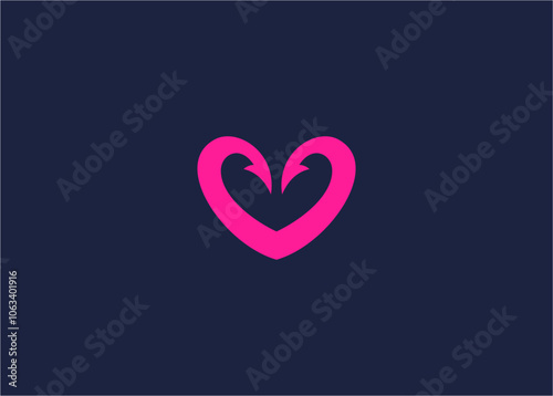 love with fishing logo icon design vector design template inspiration