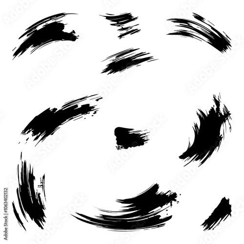 brush marks
