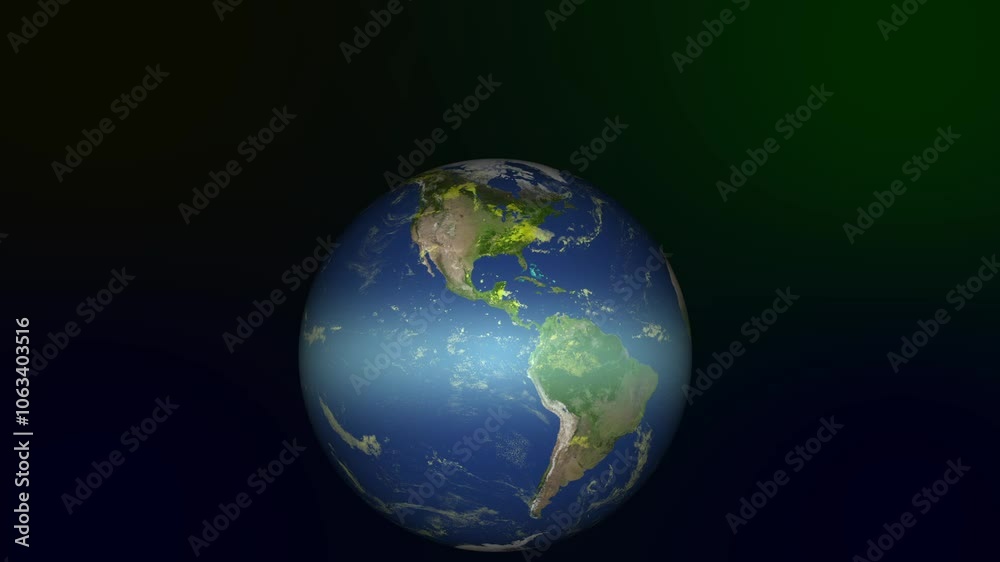 abstract Earth globe spinning, rotating in a loop animation. abstract Earth globe spinning, rotating in a loop animation.