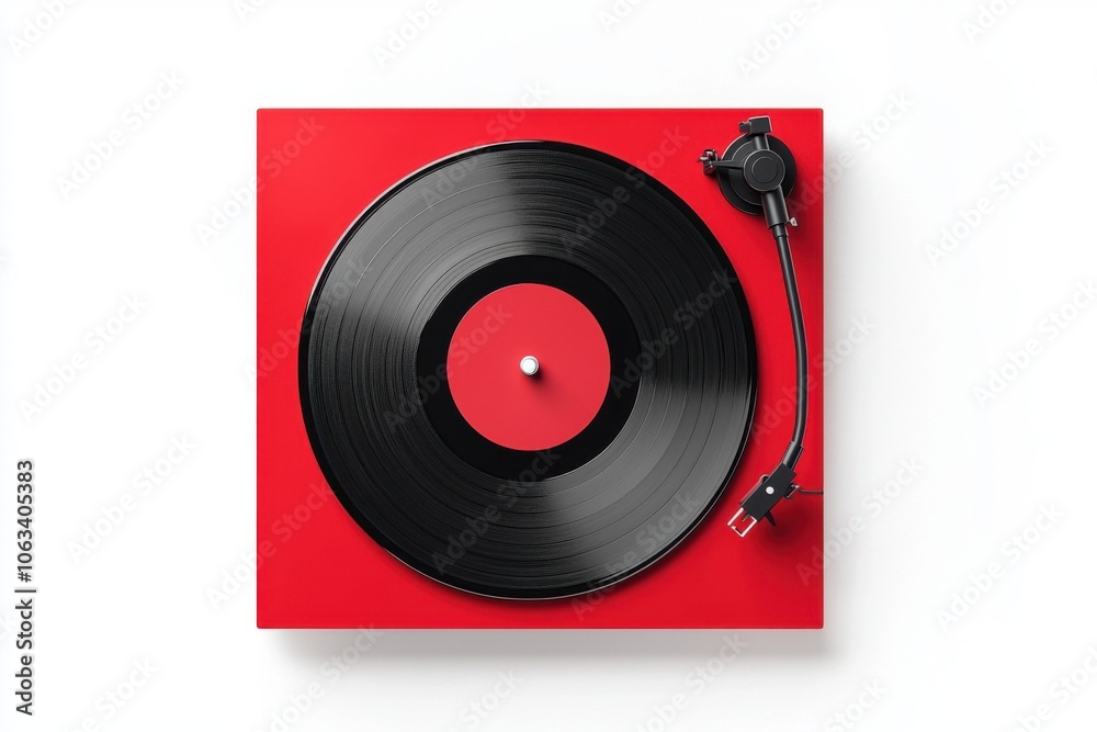 Enjoy the melodic experience of a spinning vinyl record Enjoy the melodic experience of a spinning vinyl record