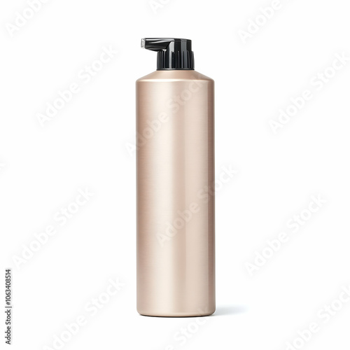 Gold Pump Bottle Mockup, dispenser, packaging, product, design, branding