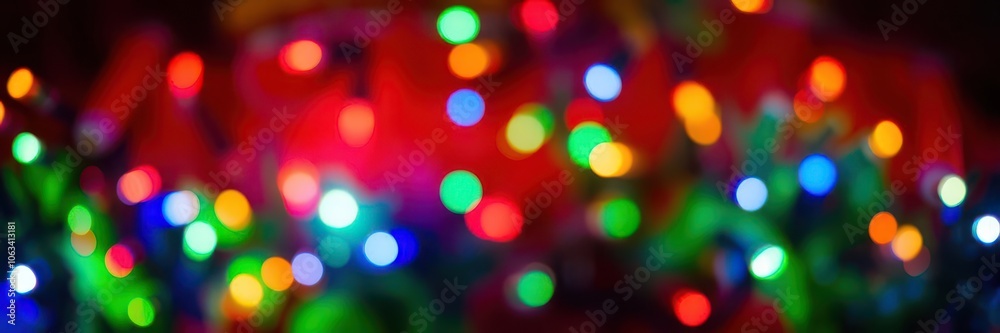 Colorful Christmas lights background with glowing bulbs in red, green, blue and yellow hues, colorful, red Colorful Christmas lights background with glowing bulbs in red, green, blue and yellow hues, colorful, red