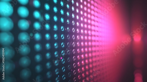 Wallpaper Mural Mesmerizing Animated Dotted Circle Loading Background with Vibrant Gradient Glow Torontodigital.ca