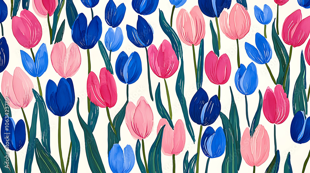 tylized tulips drawn in ink on a white background, forming a seamless and elegant pattern with a minimalist, monochrome aesthetic, emphasizing simplicity and natural beauty. tylized tulips drawn in ink on a white background, forming a seamless and elegant pattern with a minimalist, monochrome aesthetic, emphasizing simplicity and natural beauty.
