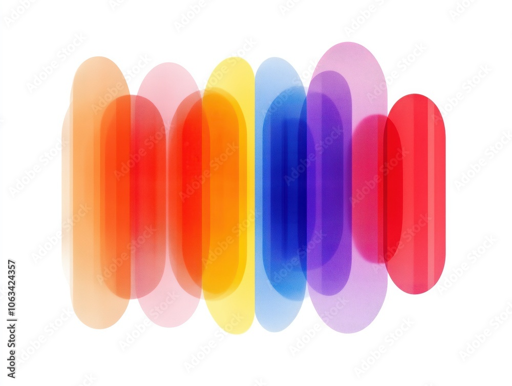 Colorful overlapping ovals in a modern abstract design, showcasing vibrant gradient tones and artistic simplicity. Colorful overlapping ovals in a modern abstract design, showcasing vibrant gradient tones and artistic simplicity.