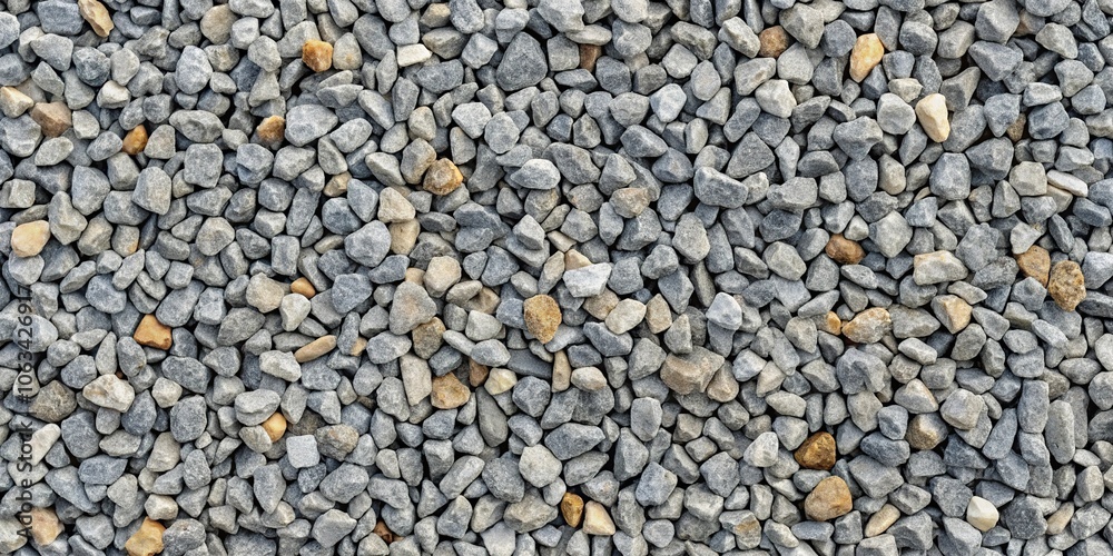 grey granite gravel background for mixing concrete panoramic view grey granite gravel background for mixing concrete panoramic view