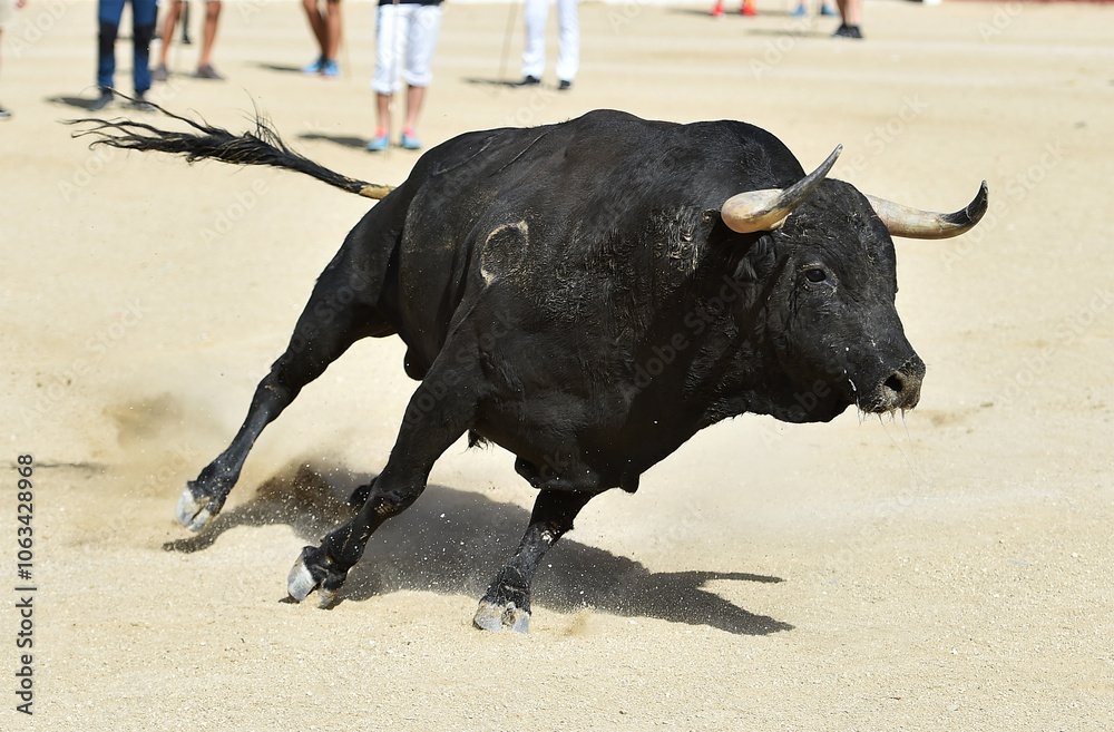 typical bull of spain