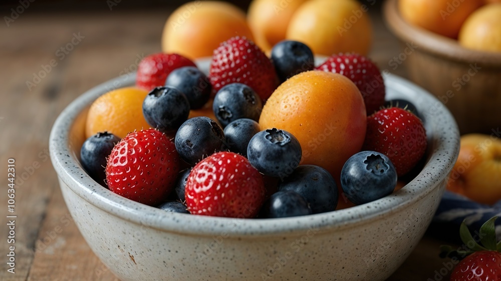 berries in a bowl berries in a bowl