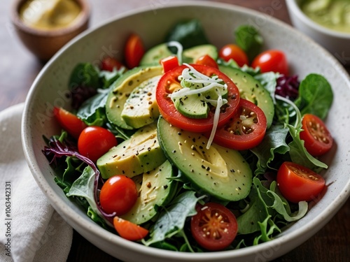 fresh vegetable salad