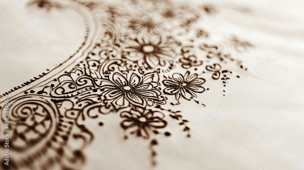 Obraz premium Intricate Floral Design in Gigapixel Quality