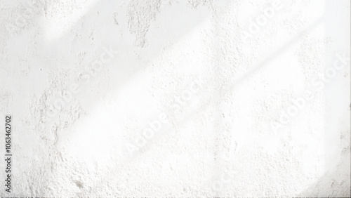 White cement wall in retro concept. Old concrete background for wallpaper or graphic design. Blank plaster texture in vintage style. Modern house interiors that feel calm and simple.	