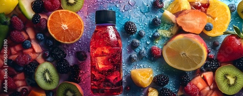 Vibrant Sports Drink Bottle...