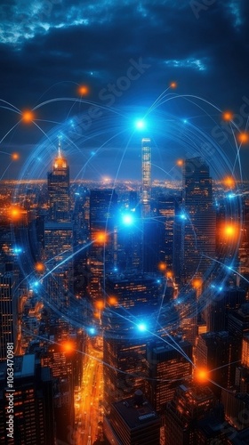 Wallpaper Mural High-resolution digital map with augmented city details, urban planning tech Torontodigital.ca