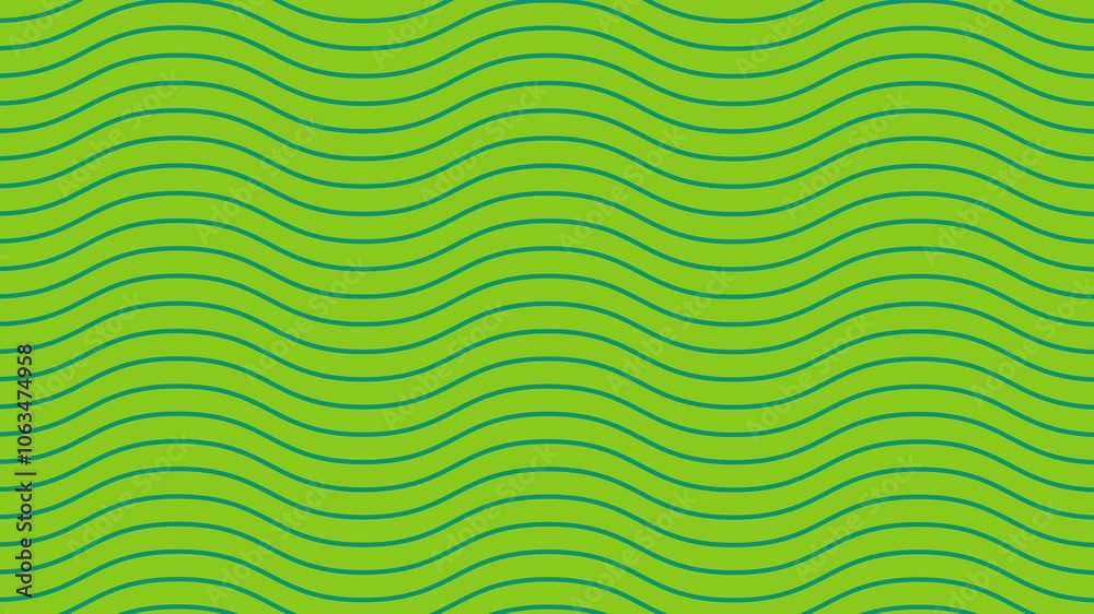 Thin Light Green Line Wave Pattern Background Thin Light Green Line Wave Pattern Background
