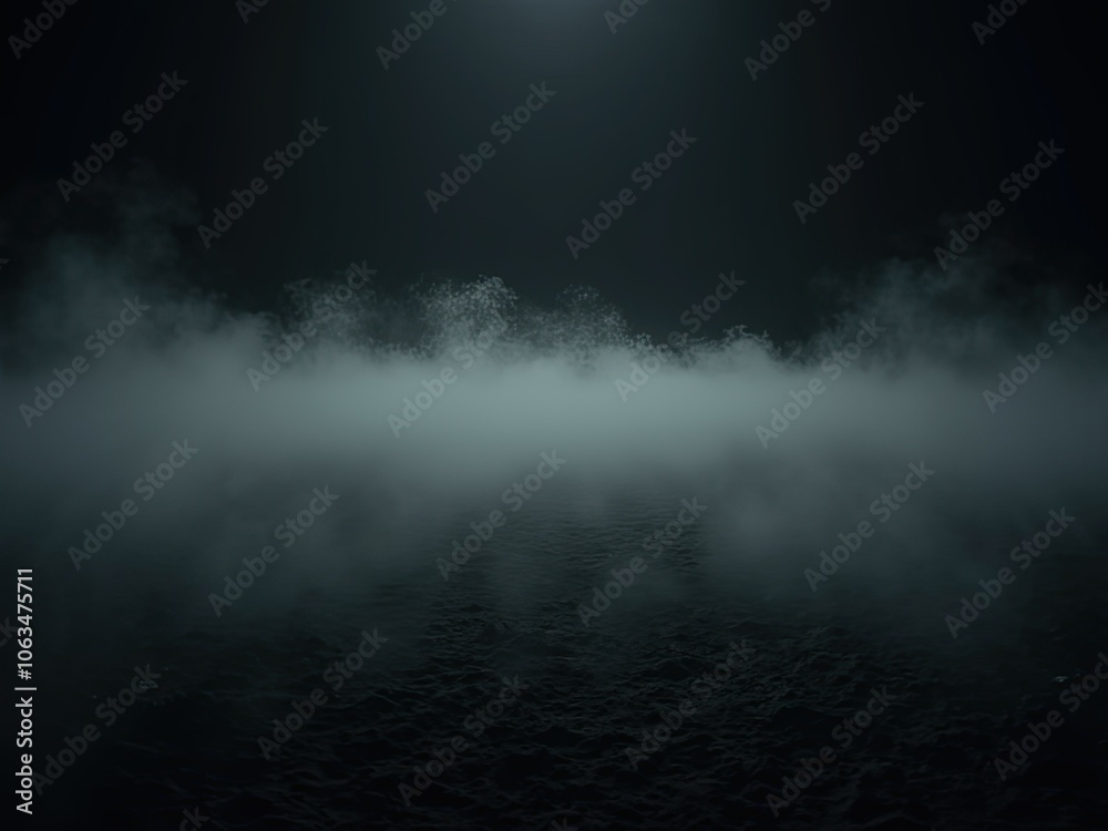 Fototapeta premium fog in the fog generative ai