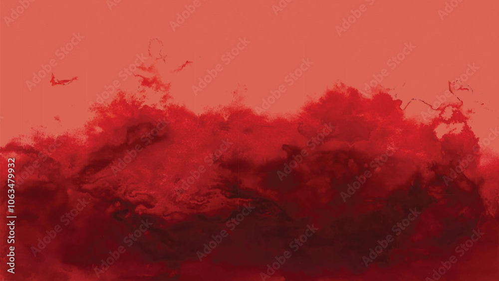 Abstract Watercolor Background with dark Red and Pink Hues. Abstract Watercolor Background with dark Red and Pink Hues.