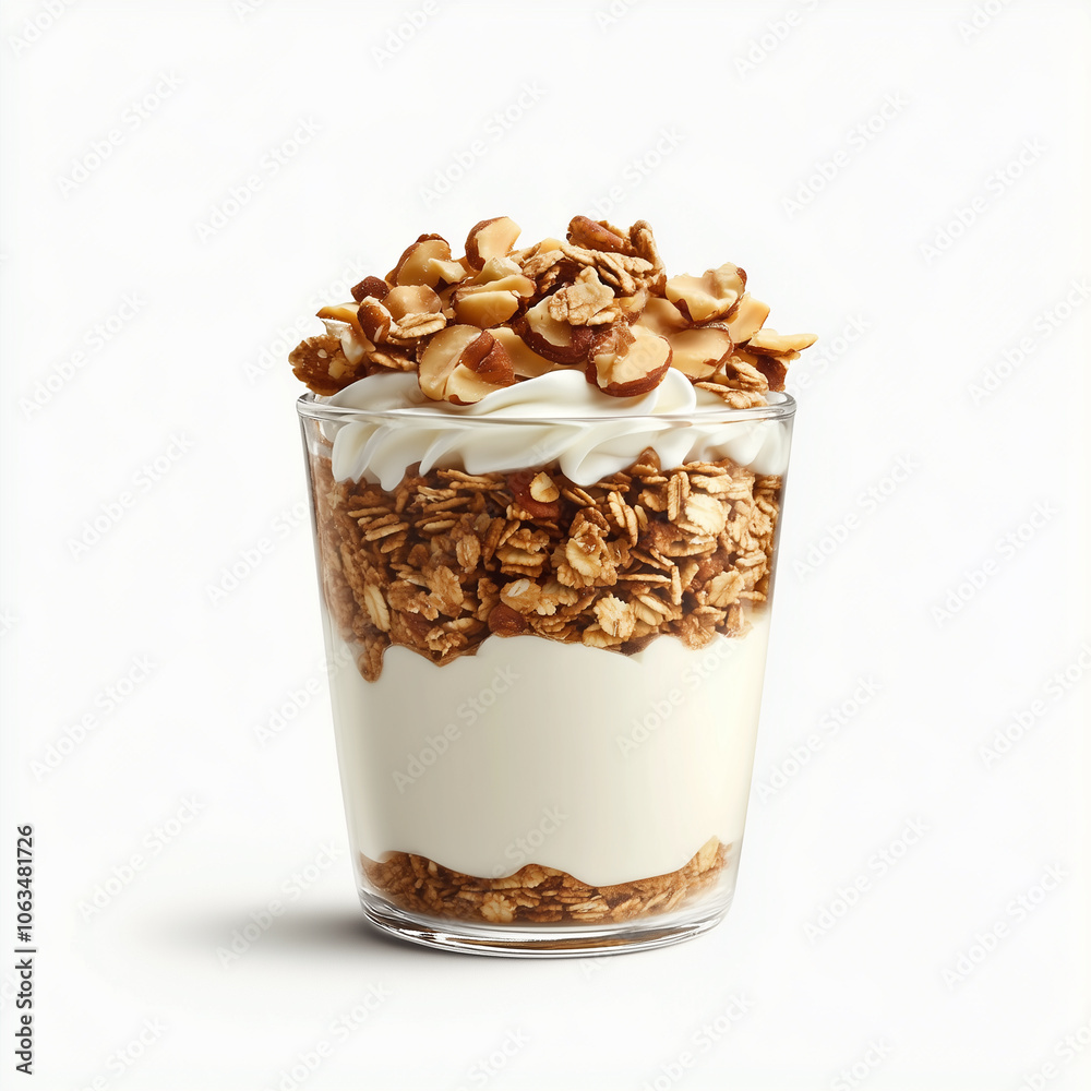 Fresh natural homemade organic yogurt Fresh natural homemade organic yogurt