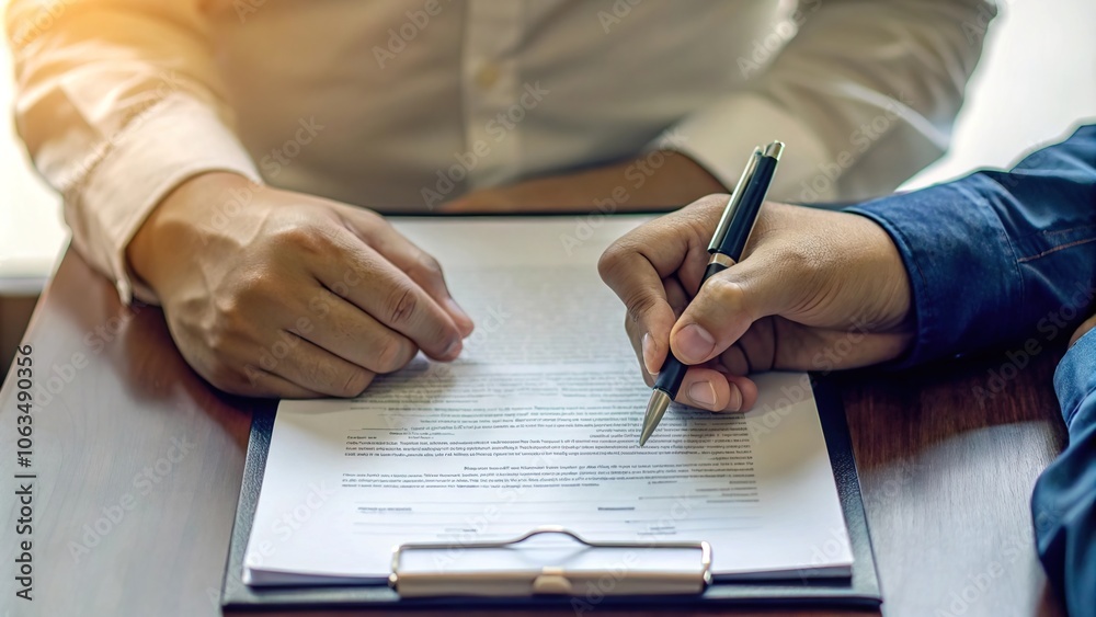 Mutual Consent Signing of Important Agreement Document