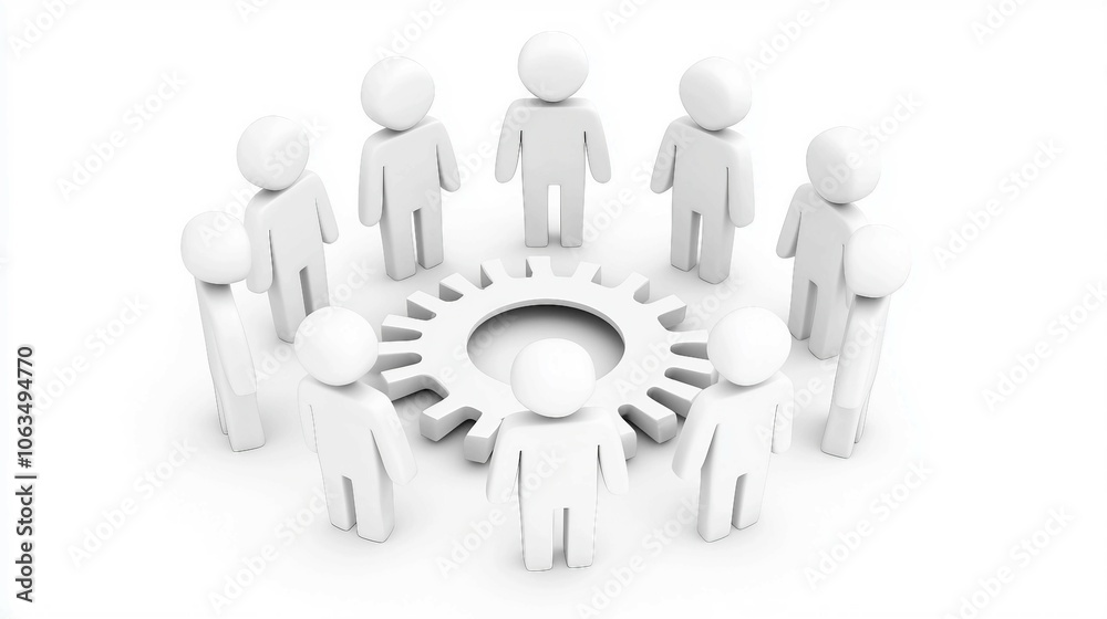 Teamwork and Collaboration Concept in Business Setting Teamwork and Collaboration Concept in Business Setting