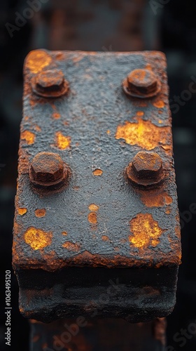 closeup of a weathered rusty iron background emphasizing texture and depth perfect for industrial or vintagethemed designs with a warm earthy color palette