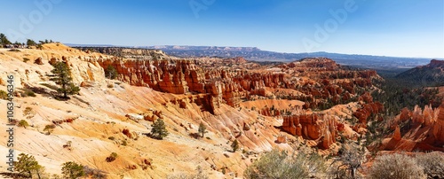 Brice Canyon, Utah, USA National Park panoramic view