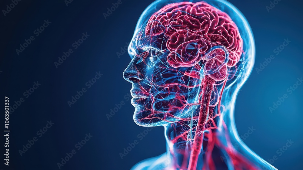 Human Brain Anatomy Illustration Human Brain Anatomy Illustration