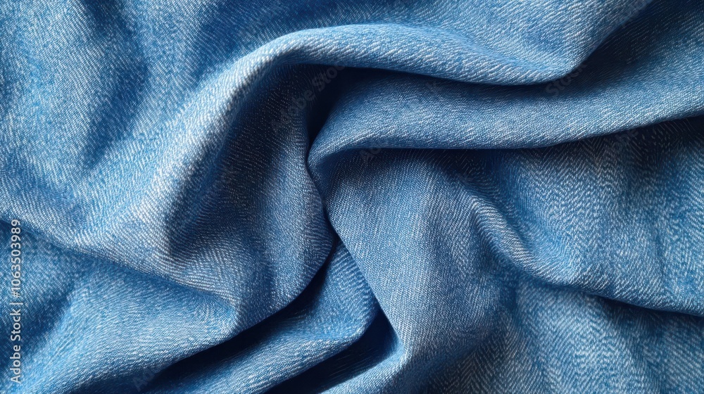 textured blue denim fabric, showcasing the classic light blue jeans style, emphasizing details in a tactile and modern composition textured blue denim fabric, showcasing the classic light blue jeans style, emphasizing details in a tactile and modern composition