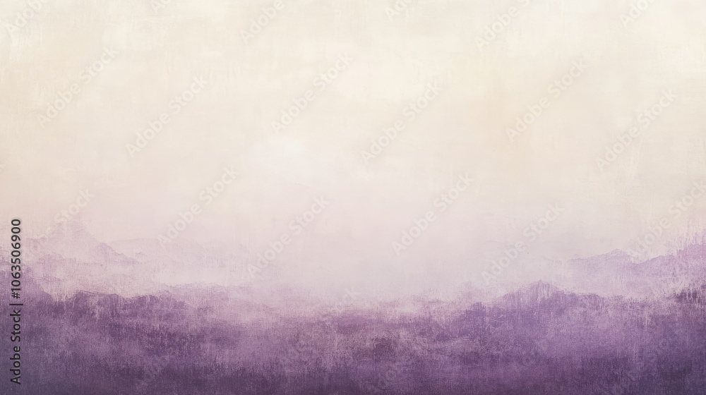 Serene Landscape with Soft Purple Hues Serene Landscape with Soft Purple Hues