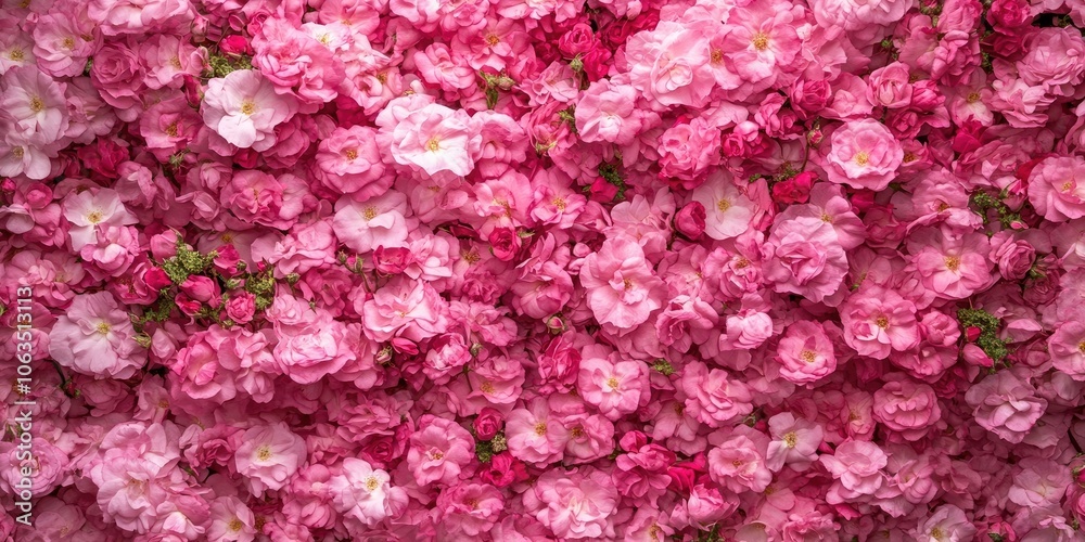 A lovely backdrop of pink rose blossoms fills the scene, viewed from above in close proximity, leaving ample room for text or other elements. A lovely backdrop of pink rose blossoms fills the scene, viewed from above in close proximity, leaving ample room for text or other elements.