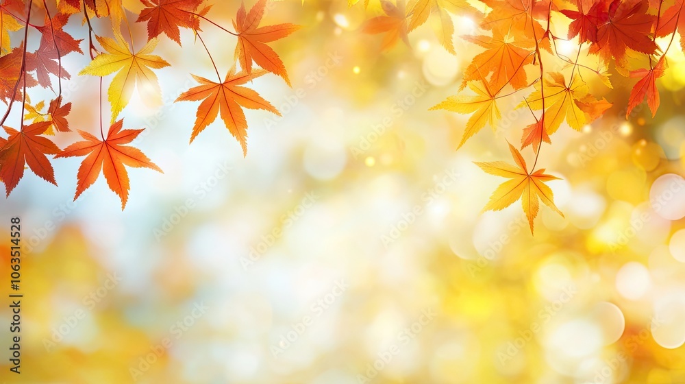 Vibrant autumn maple leaves create a beautiful backdrop, filled with bright colors that embody the essence of the season. Perfect for adding charm, with space for text. Vibrant autumn maple leaves create a beautiful backdrop, filled with bright colors that embody the essence of the season. Perfect for adding charm, with space for text.