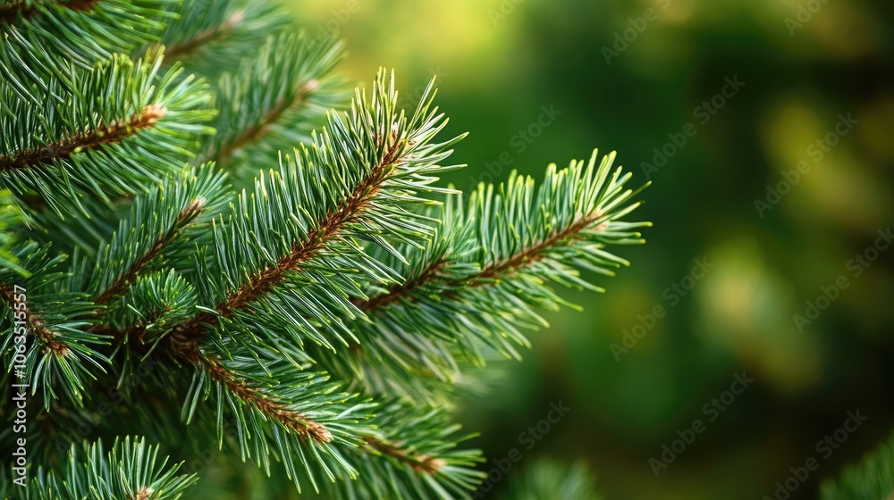 Close-up of pine tree branches highlighting the details of evergreen foliage. This macro photo of pine tree branches captures the essence of nature with ample copy space. Close-up of pine tree branches highlighting the details of evergreen foliage. This macro photo of pine tree branches captures the essence of nature with ample copy space.
