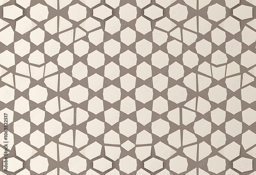 Naklejka premium Subtle, geometric pattern wallpaper, wall.