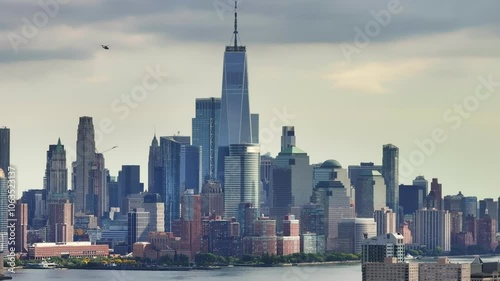 Downtown New York City with the Iconic Freedom tower