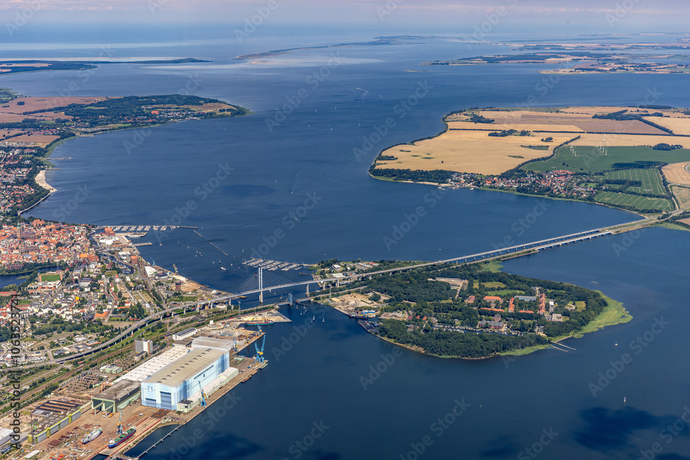 Obraz premium stralsund mit dänholm