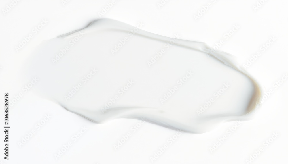Cream smears on white background. Cream smears on white background.