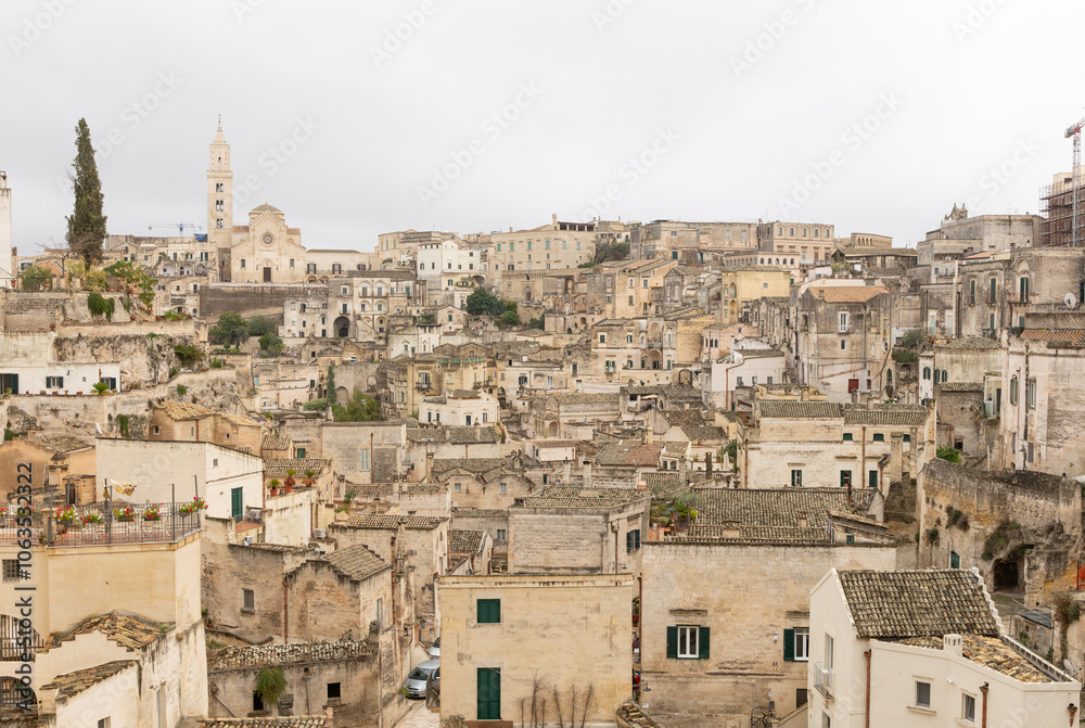 Matera, eine historische Stadt in der süditalienischen Region Basilikata. Matera, eine historische Stadt in der süditalienischen Region Basilikata.