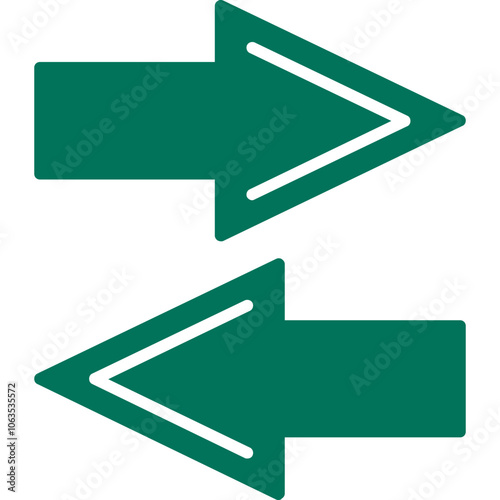 Left Right Vector Icon Design