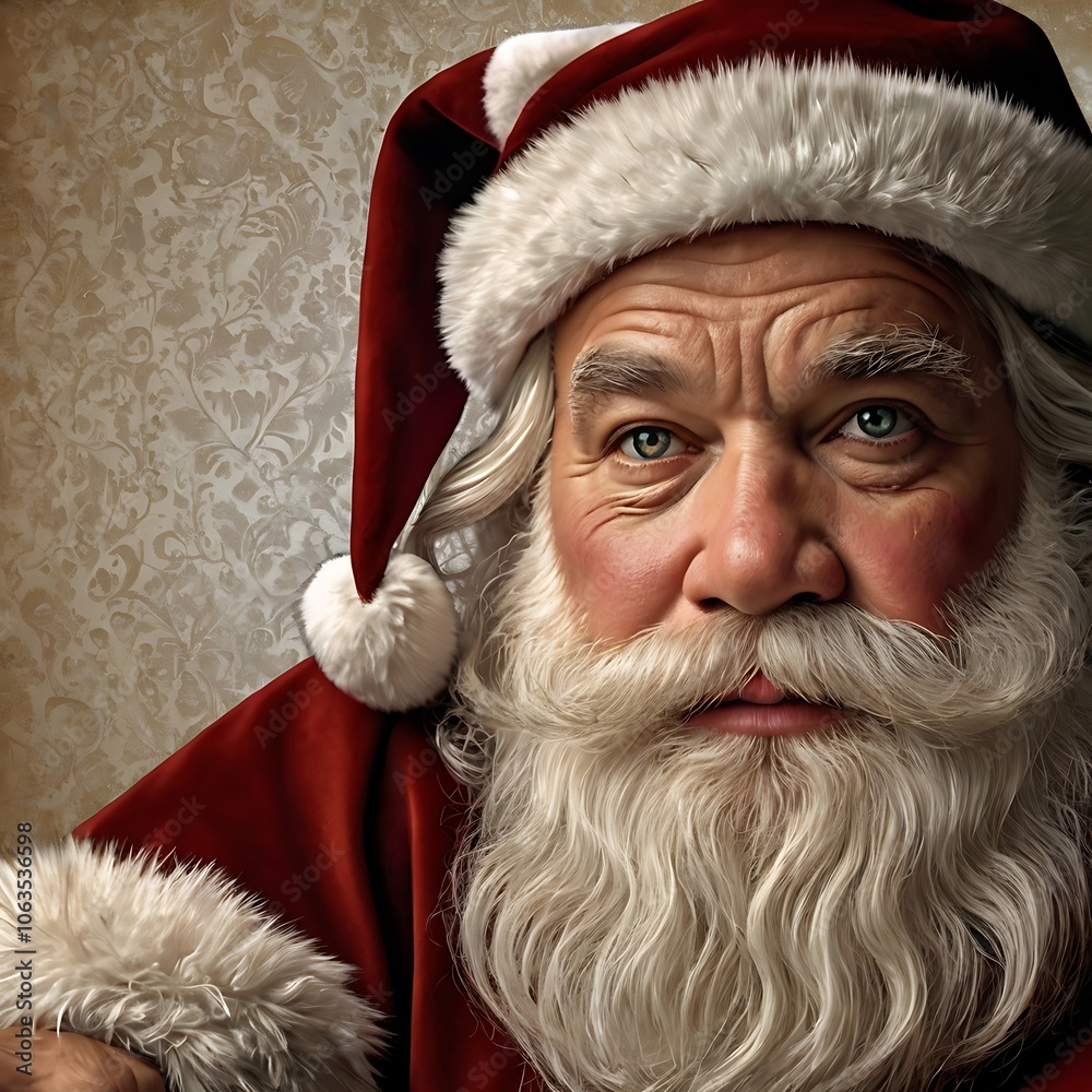 Victorian-style Santa Claus portrait Victorian-style Santa Claus portrait