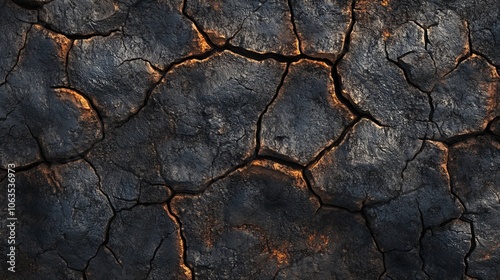 Cracked Earth Texture: Arid Landscape Background