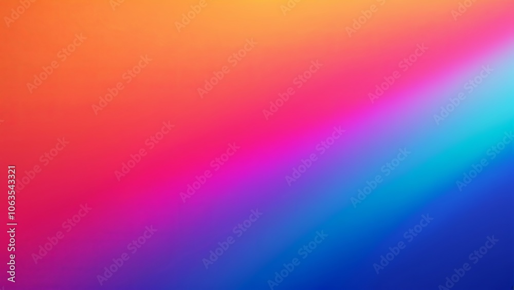 Flat gradient from vivid orange to neon blue with even blending. Created with generative AI technology Flat gradient from vivid orange to neon blue with even blending. Created with generative AI technology