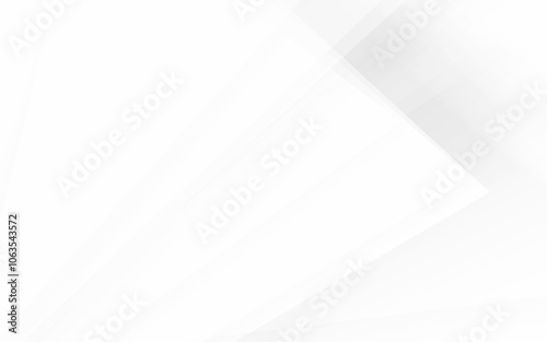 Abstract White Geometric Background with Subtle Shadows for Modern Design