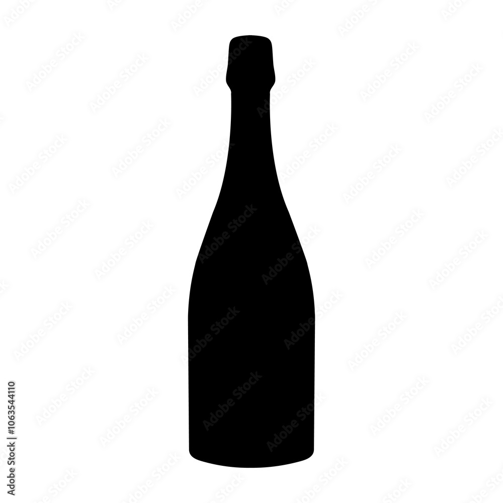wine bottle isolated on white background wine bottle isolated on white background