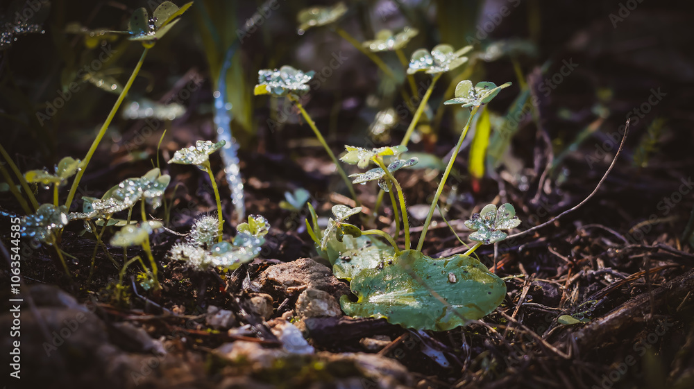 Fototapeta premium moss on the ground