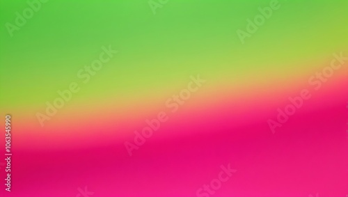 Gradient background from lime green to bright pink with subtle color blending. Created with generative AI technology