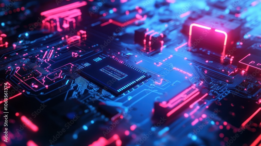 Neon Circuit Board Neon Circuit Board