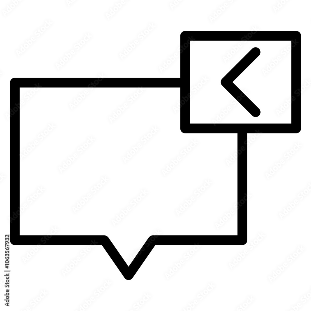 Messenger chat application linear vector illustration. Creative concept messaging (message speech), flat vector icon, for web design or mobile app mobile app icons. Graphic design online chatting apps Messenger chat application linear vector illustration. Creative concept messaging (message speech), flat vector icon, for web design or mobile app mobile app icons. Graphic design online chatting apps