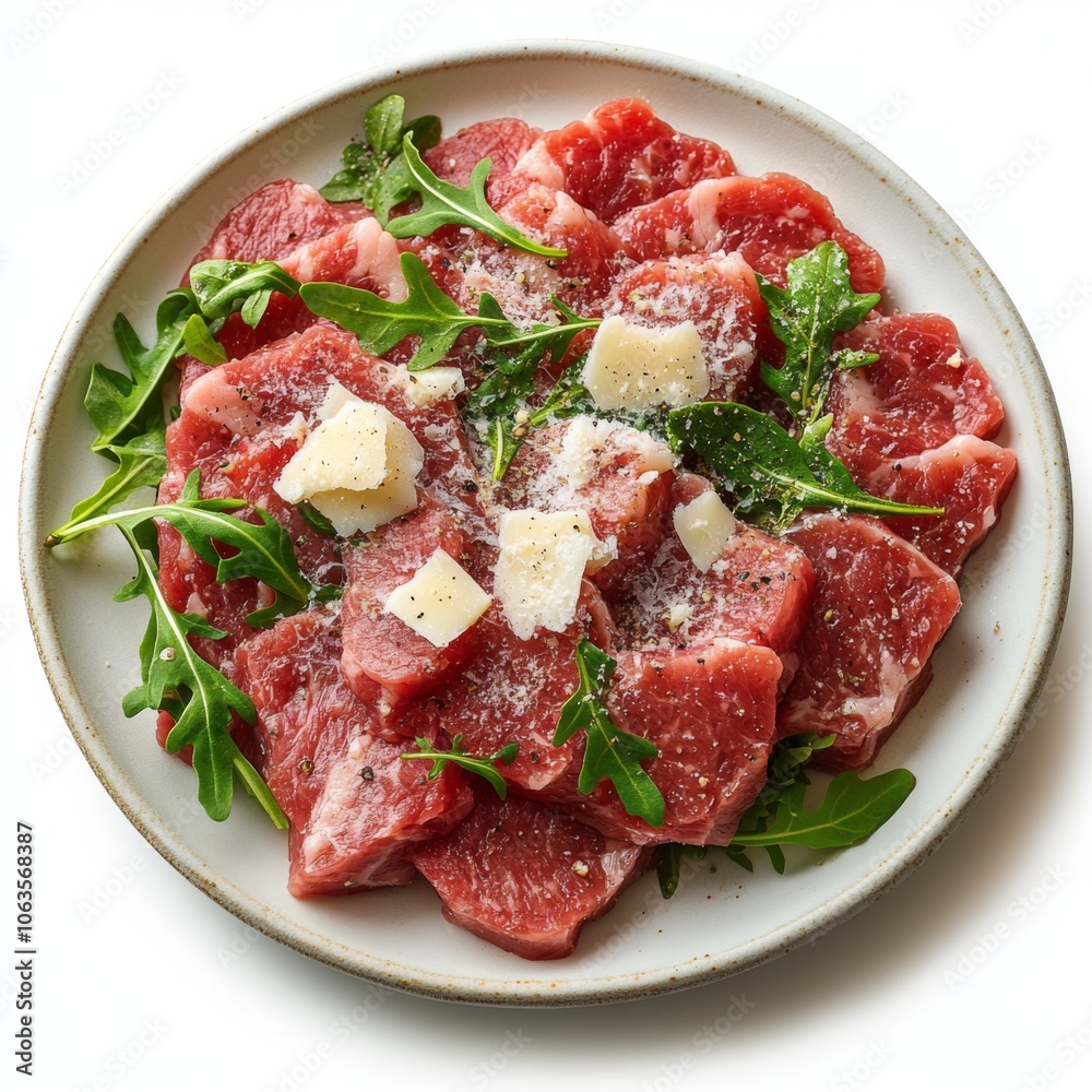 Beef Carpaccio with Arugula and Parmesan Beef Carpaccio with Arugula and Parmesan
