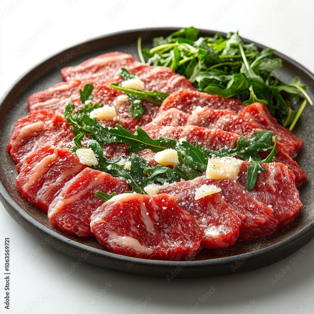 Beef Carpaccio with Arugula and Parmesan Beef Carpaccio with Arugula and Parmesan